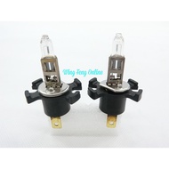 Genuine PHILIPS H1 BULB MENTOL 12258LL 12V 55W With Halogen Socket Adapter Holder USED Original