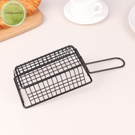 strongaroetrtn 1Pc Mini French Deep Fryers Basket Net Mesh Fries Chip Kitchen Tool Stainless Steel Fryer Home French Fries Baskets sg