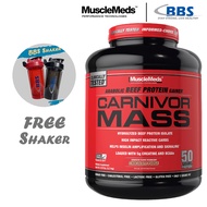 Musclemeds Carnivor Mass Beef Protein (6lbs) - Mass Gainer, Weight Gainer, Sugar Free, Lactose Free,