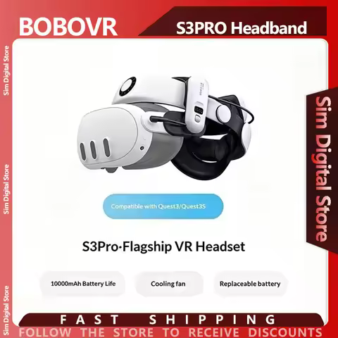 BOBOVR S3Pro Flagship VR Headset Suitable for Oculus Quest 3/Quest 3s Headband Accessories