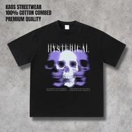 Men's Distro Streetwear Hysterical Black T-Shirt | Unisex T-Shirt 100% Cotton Combed Premium Thick