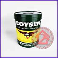 ▼ ✴ BOYSEN® Clear Gloss Acrylic Emulsion #700 Improves Performance of Latex Paint 4LITERS  (Majeste