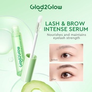 Glad2Glow Lash & Brow Intense Serum Lash Lift Eye Serum Glowies Eyelash Serum Bulu Mata Lash Lift Ey