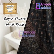 Kain Rayon Viscose Motif Etnik