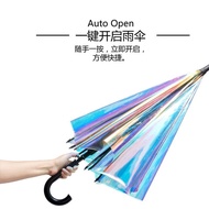 Little Red Book COS Water Moon anime Gospel Warrior Umbrella Aurora Umbrell Little Red Book COS Water Moon Two-Dimensional Evangelion Umbrella Aurora Umbrella Colorful Laser Transparent Dual-Use Umbrella