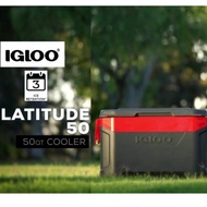 IGLOO 50QT LATITUDE Cooler Box  (47L) 3 Day Ice Retention*