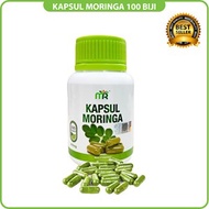 Kapsul Moringa 100 Biji Oleifera Premium Capsules Supplement for Health Moringa /Berry /Kelor Lulus KKM