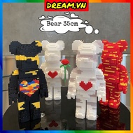 [Gift 0 Vnd] LEGO Bearbrick 35cm, Bearbrick Bear Assembly Set 35cm