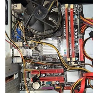 Biostar G41D3+ Motherboard with Intel Cpu & Casing (Used)