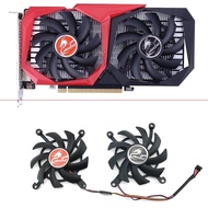 【CW】 2PCS NEW Cooling Fan For COLORFUL GeForce RTX 2060 2060SUPER GTX 1660Ti 1650 1660 SUPER Graphics Card 85MM 4PIN GPU FAN