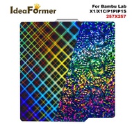 Household essentials Bambulab Build 2024 Plate 257X257 Spring Steel Sheet Pei Peo H1h Pey A1 X1c P1