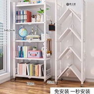 可摺疊多層收納書架厨房置物架