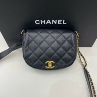 Chanel香奈兒 馬鞍郵差包 晶片
