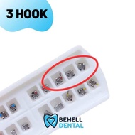 ORIGINAL BRACKET BEHEL GIGI METAL METALIC ORTHO FDA Mini Roth 345 HOOK / AEGIS / GEOUSIS / LUXURY MI