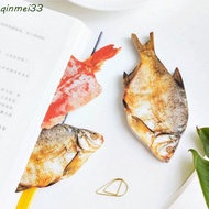 QINMEI Simulation Fish Meat Sticky Notes Creative Food Series Japanese Style Notepad Child Students 