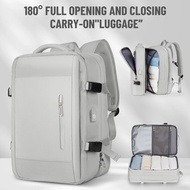 40L travel backpack expandable cabin size bagpack 180° wide open 16 inch laptop bagpack luggage bag