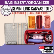 [𝐁𝐍𝐂𝐓👜]🧡 Bag Insert Organizer for Tory Burch Gemini Link Canvas Tote | Felt Bag In Bag Customized Organiser | Many Desig