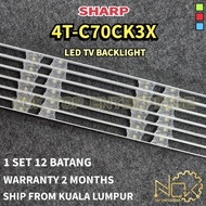 SHARP 4T-C70CK3X TV LED BACKLIGHT BARU READY STOCK 4T-C70CK3 4TC70CK3X