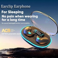 X55 Earphones Wireless Sleep Bluetooth 5.4 Mini Earbuds Stereo Noise Canceling Headphone Music Game 