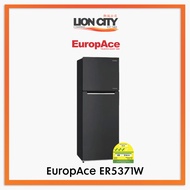 EuropAce ER5371W 400L Deluxe 2-door Top Mount Fridge ER5371WGM