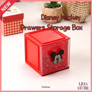 Korea Daiso Disney Mickey Minnie Drawers Mini Storage Box Load Mini Storage Box