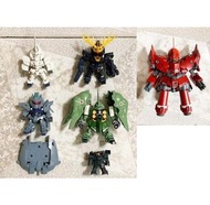 BB Gundam 高達 UNICORN 獨角獸 一共5隻 mse fw gframe robot metal