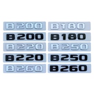 AI 3d ABS Chrome Car Accessories Rear Trunk Badge Sticker Letters Emblem Logo For Mercedes B180 B200 B220 B250 B260 W246 W245
