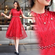 NATALI DRESS PROMOTION PARTY DRESS/ MODERN WOMEN'S DRESS/ KOREAN DRESS/ CHURCH DRESS/ MODERN DRESS/