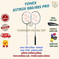 Genuine Yonex Astrox 88D/88S Pro Badminton Racket, [Free combo of 5 grips]