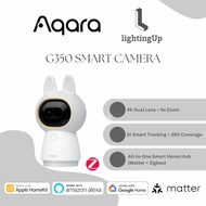 Aqara G350 4K AI Camera Hub Dual Lens 9x Zoom 360° Tracking Matter Zigbee Hub HomeKit Alexa Google