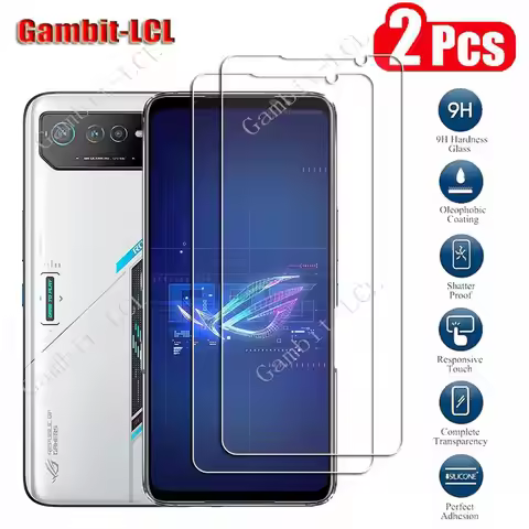 2PCS 9H Original Tempered Glass For ASUS ROG Phone 6 Pro 6.78" ROG6 Phone6 6Pro 6D Ultimate Batman S