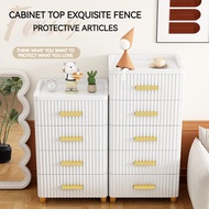 KK Storage Cabinet 70cm 56cm 45cm White Drawer Cabinet Organizer Furniture / Plastic Storage Box