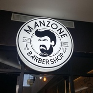 Neon Box Bulat Barbershop Manzone