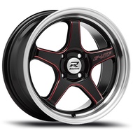 EmotionR Wheel E1F ขอบ 15x7.5" 4รู100 ET+35 สีGBSR ล้อแม็ก อีโมชั่นอาร์ emotionr15 แม็กรถยนต์ขอบ15