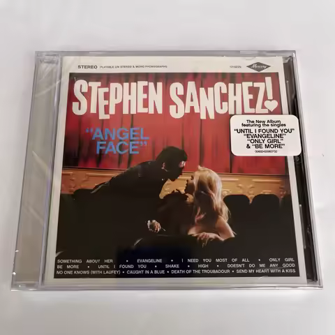 New Stephen Sanchez Music Record CD Angel face Album Until I Found You Cosplay Compact Disc Walkman 