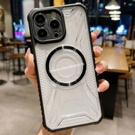 MAGSAFE RUGGED ARMOR CASING IPHONE 11 IPHONE 11 PRO IPHONE 11 PRO MAX CLEAR TRANSPARENT ACRYLIC CASI