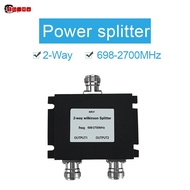 【Ready Stock】698-2700mhz 2-way/3-way/4-way Power Divider Power Splitter Signal 2G 3G 4G 5G Booster F