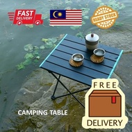 Outdoor Aluminum Camping Table Fordable Portable Barbecue Picnic Campfire Table Easy Carry