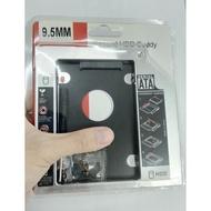Hdd Caddy 9.5mm Laptop Dvd CD Rom to Ssd 9.0mm Second Hard Disk Tray 12.7mm Bracket Sata Adapter Dri