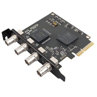 Quad SDI PCIe Video Capture Card, 4-Channel SDI Video Recorder Capture for Multi-Channel Live Stream