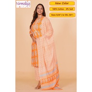S-5XL - [New Designs] Readymade Cotton Punjabi Suit - Nirmalya Hand Printed 3Pc Set