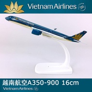 Ready Stock 16cm Alloy Airplane Model Vietnam Airlines A350-900 Vietnam Airlines Simulation Model Airplane Airplane Model Gift