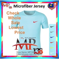 T Shirt Microfiber Murah Berkualiti Nike's MP138 Borong Lowest Price Bundle Deal Whole Sales Baju Jersi Biru LBUT Tshirt