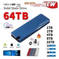 SSD 1TB Portable Original External Ssd High Speed Solid State Drive USB3.1 Portable Drive 2 TB Exter