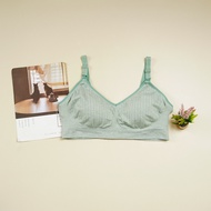 BEE - Bra Bh Menyusui Jumbo Tanpa Kawat Hamil Murah Nursing Bra Bahan Rajut K3 8831