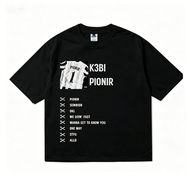 (COD) KAOS TSHIRT  K3BI Special Album PIONIR - PUTIH S