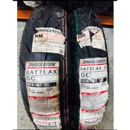OFFER TYRE BRIDGESTONE SC1 BATTLAX 110/80-14 140/70-14 YEAR 2022 120/70-15 TYRE NVX