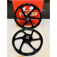MIO125 Alloy Wheels Rim 17 All Black Racing boy