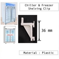 PVC Shelving Pilaster Clip Commercial Refrigerator / Ais Box / Peti Sejuk 商用冰箱挂钩