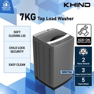 Khind Fully Auto Washing Machine Washer 15 kg/ 12 kg/10 kg/8 kg/7kg Top Load Washing Machine